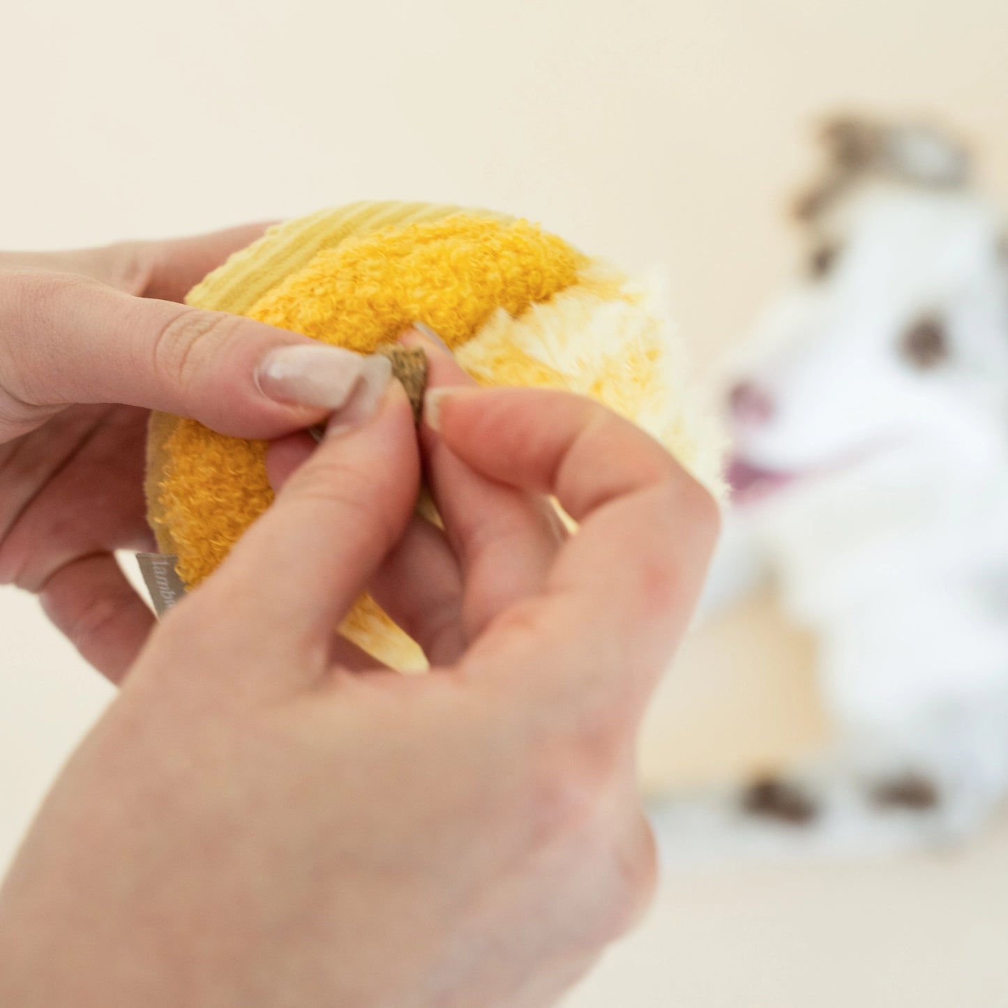 Silent Toto Enrichment Toy | Yellow
