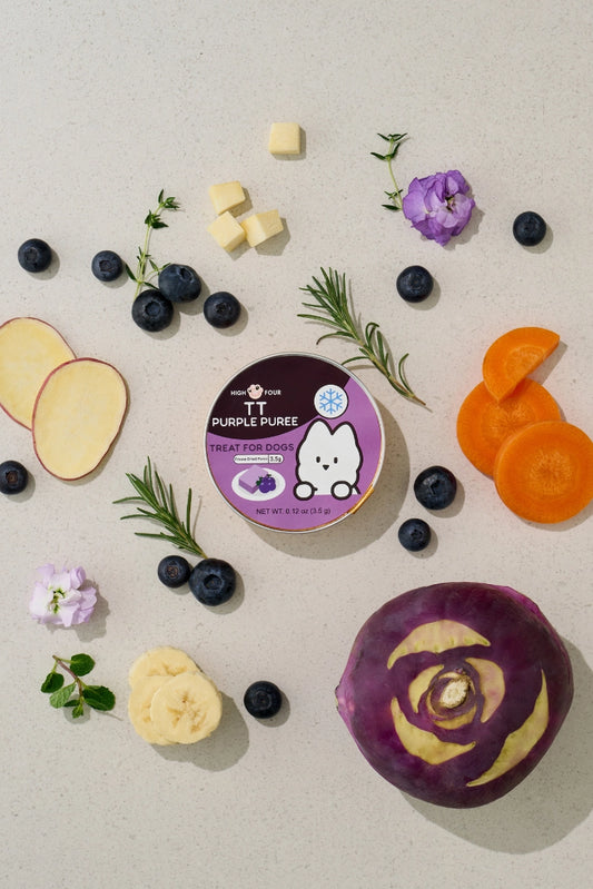 Freeze-Dried Purple Purée