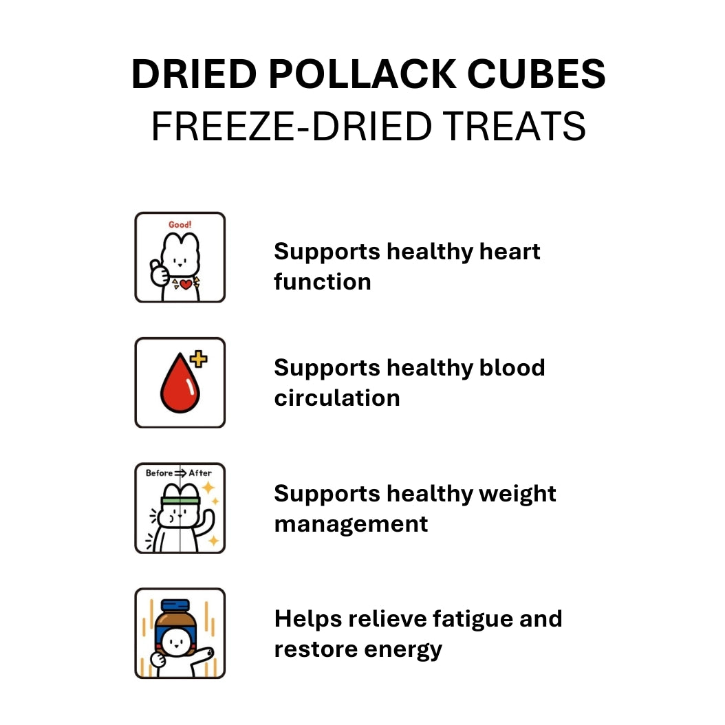 Dried Pollack Cubes