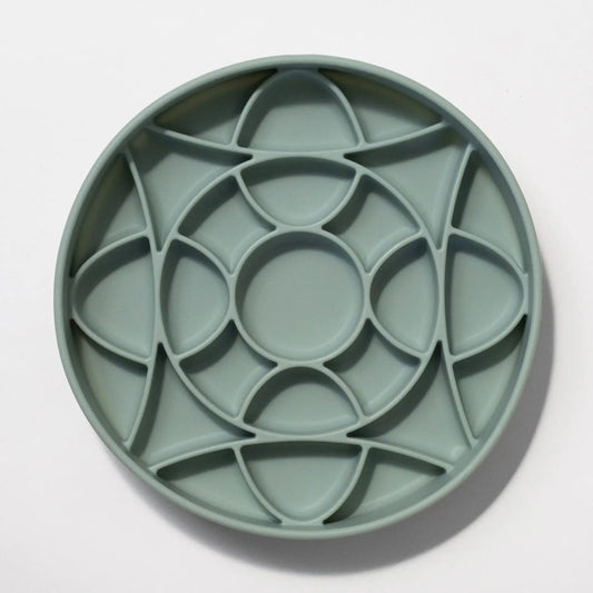 ‘Circulo’ Slow Feeder Bowl | Seafoam