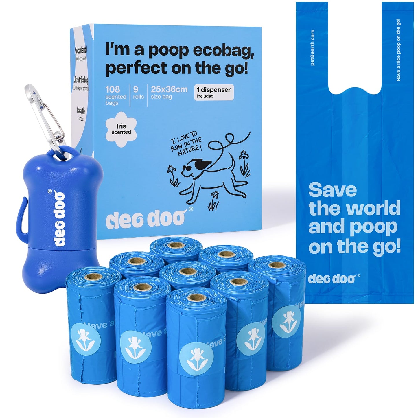 Scented Poop Bags | Iris (All Dogs)