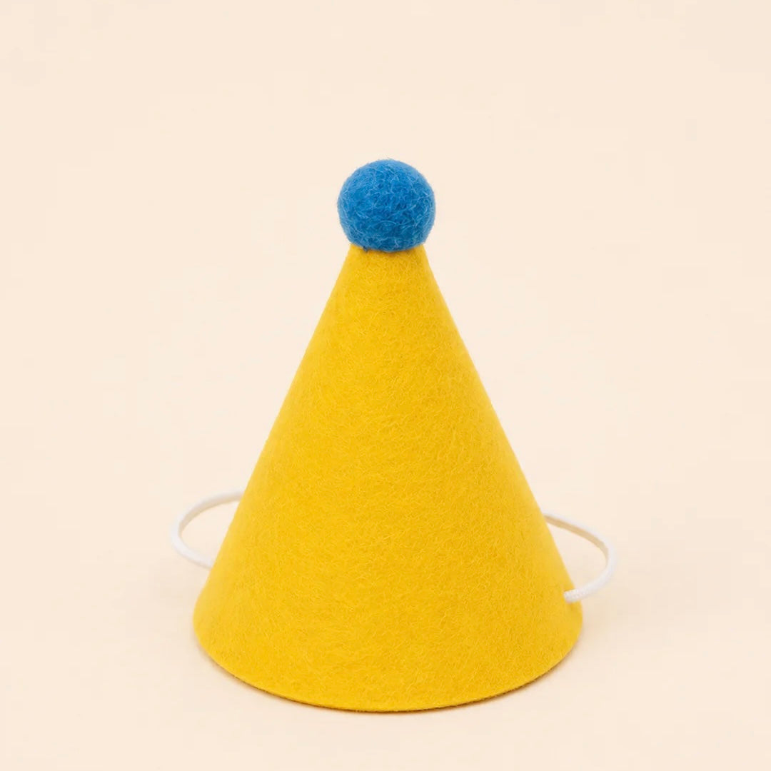 Wool Party Hat | Yellow