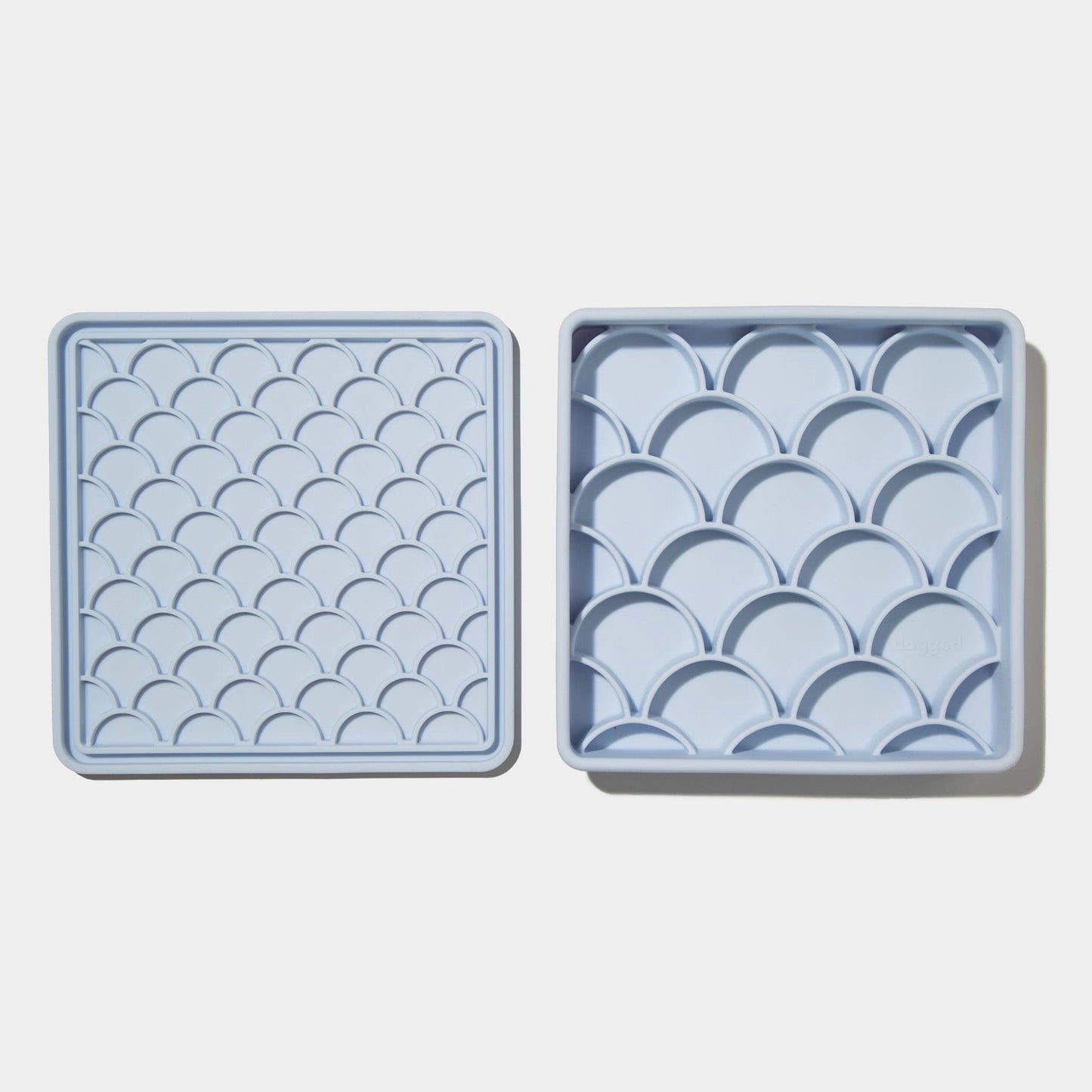 3-in-1 ‘Fish Scale’ Feeder Bowl | Sky