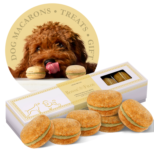Crème Brûlée Macarons