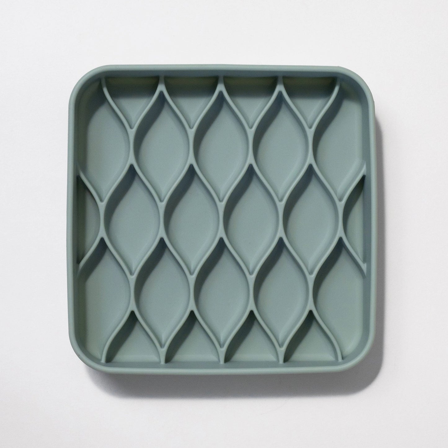 ‘Argyle’ Slow Feeder Bowl | Seafoam