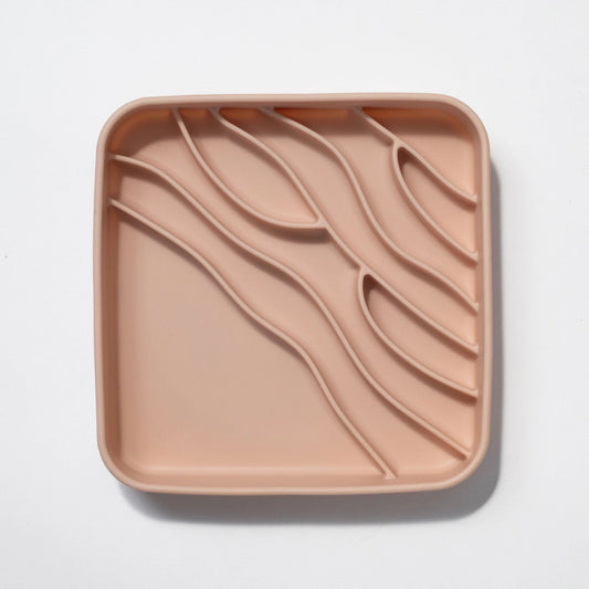‘Beach’ Slow Feeder Bowl | Rosewater