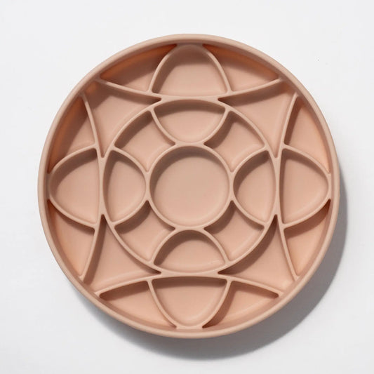 ‘Circulo’ Slow Feeder Bowl | Rosewater