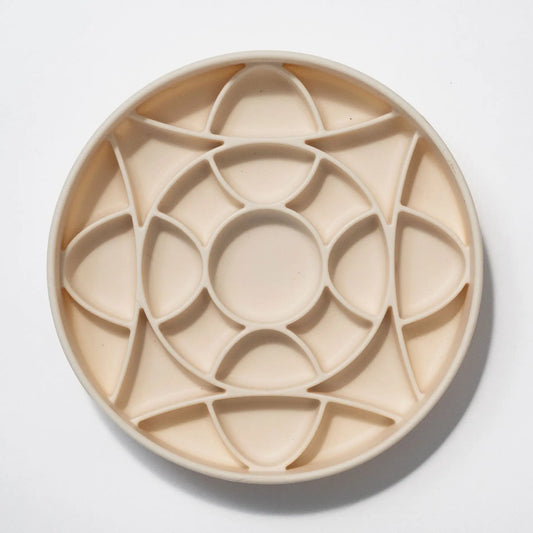 ‘Circulo’ Slow Feeder Bowl | Buttercream