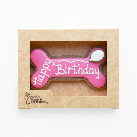 Treats Box | Birthday Bone - Pink