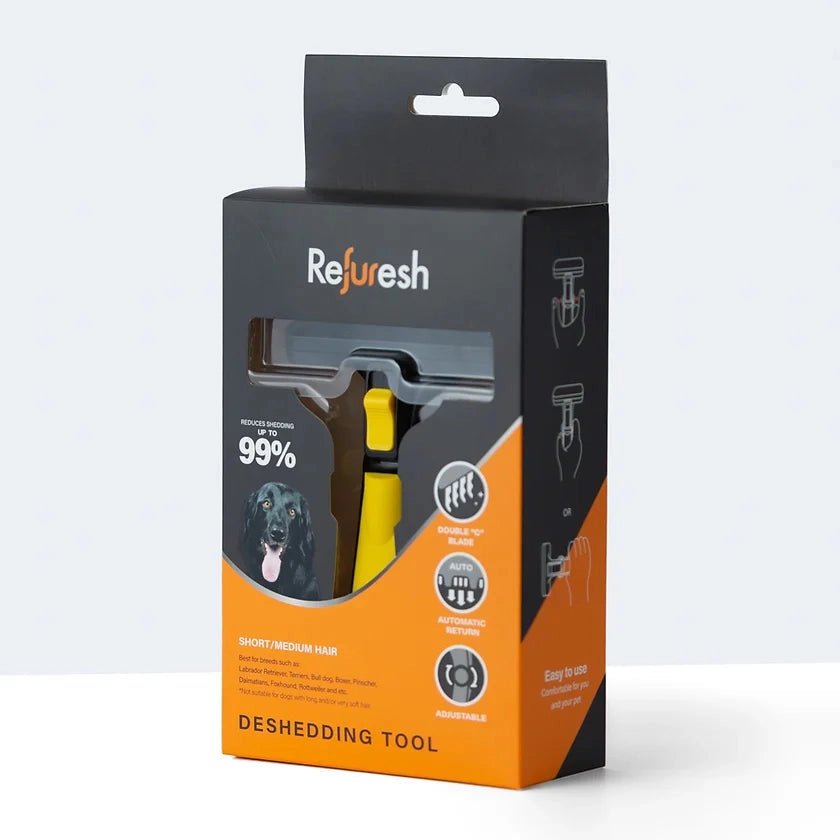 Deshedding Tool | Lrg Dog & Short/Med Hair