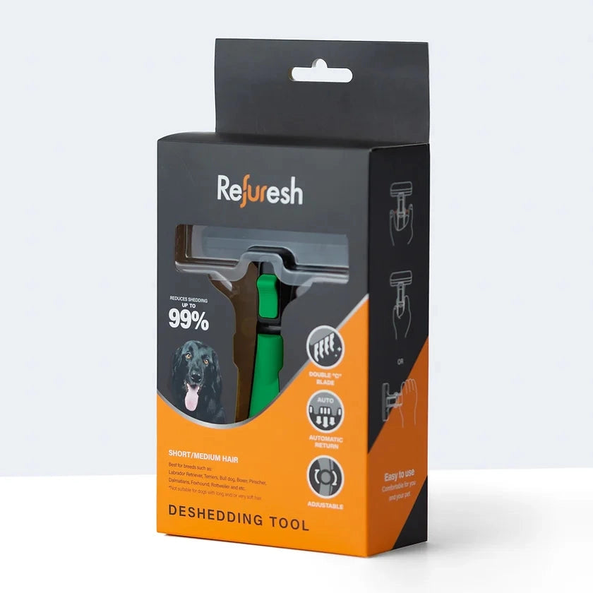 Deshedding Tool | Lrg Dog & Short/Med Hair