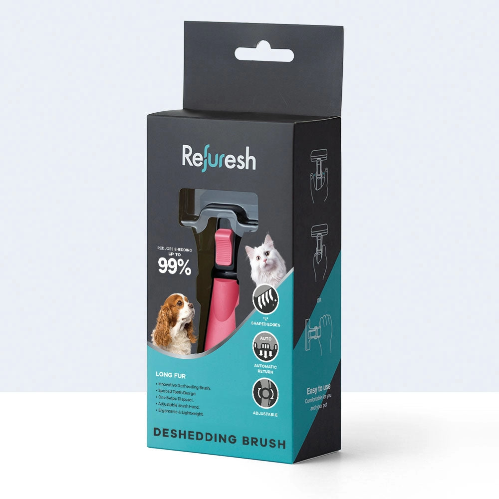 Gentle Deshedding Tool | Small Dog & Long Hair