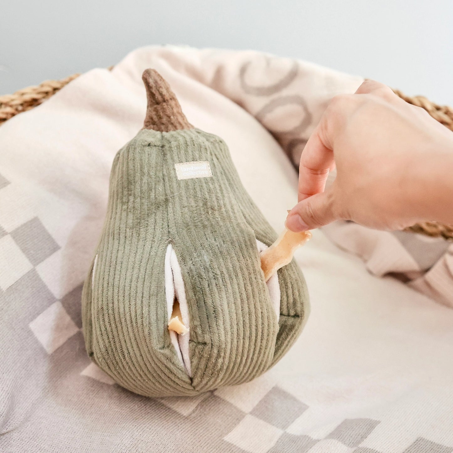 Silent Butternut Enrichment Toy
