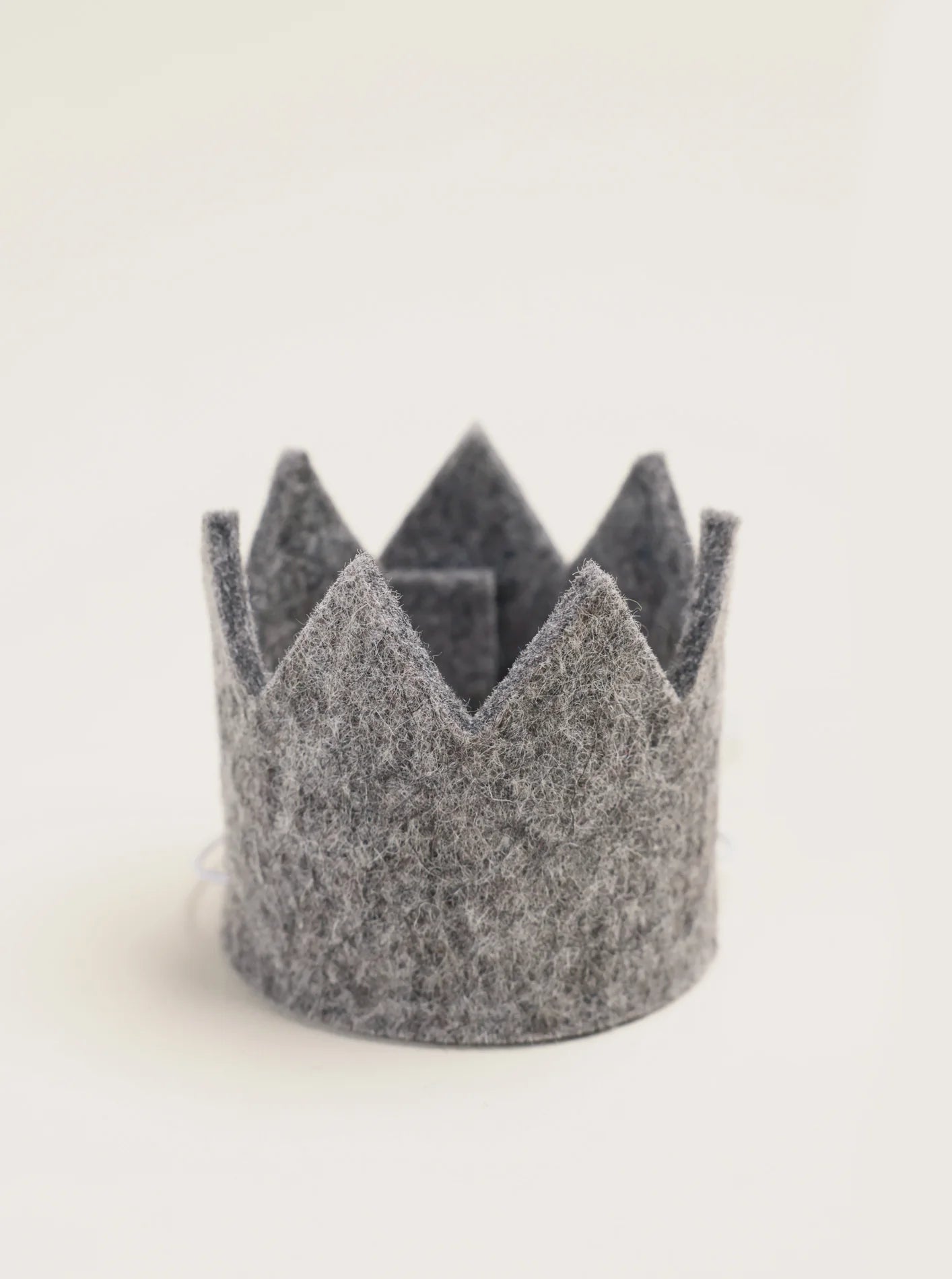 Wool Party Crown | Grey