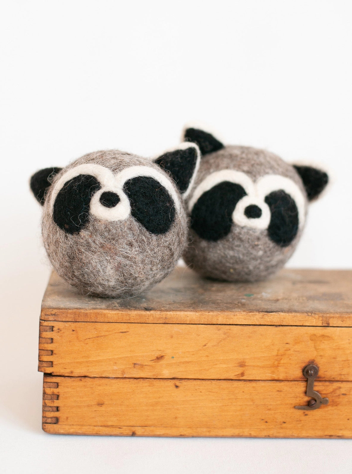 Wool Raccoon Ball