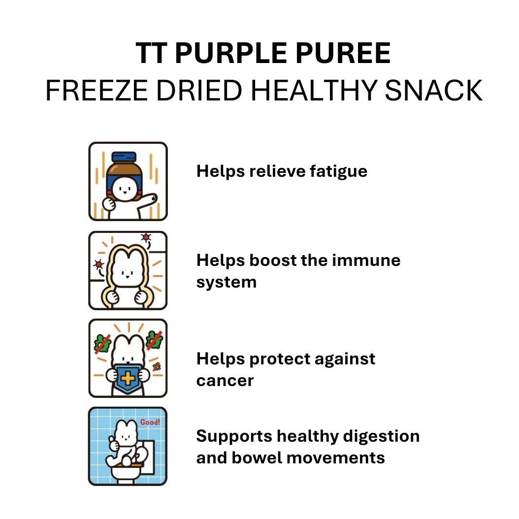 Freeze-Dried Purple Purée