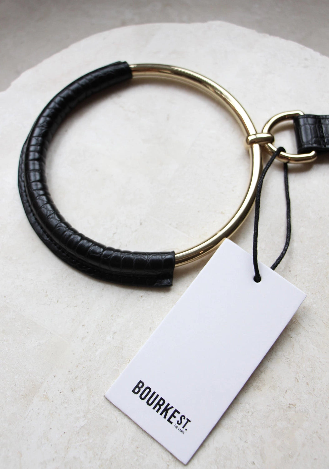 Vegan Circle Leash | Black