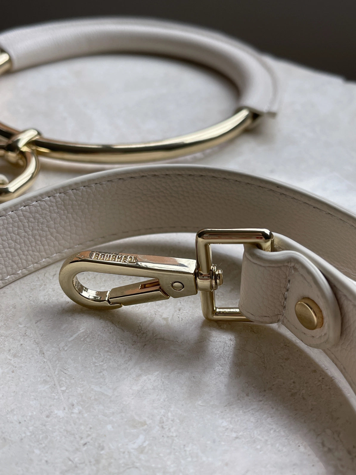 Vegan Circle Leash | Cream