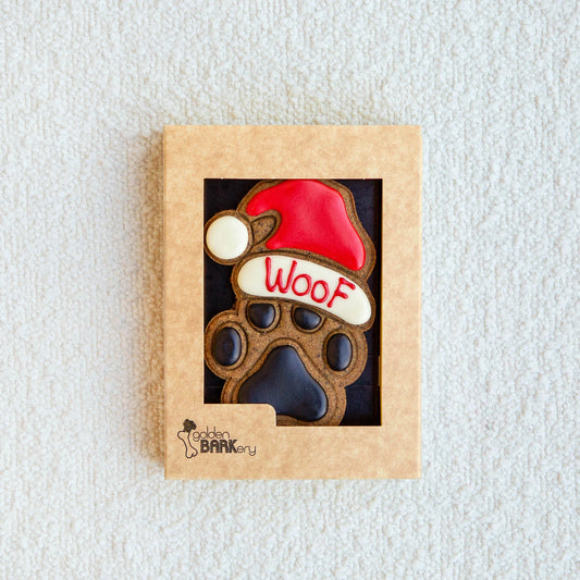 Christmas Santa Paws Biscuit