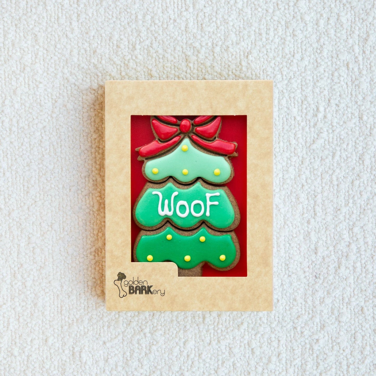 Christmas Tree Woof Biscuit