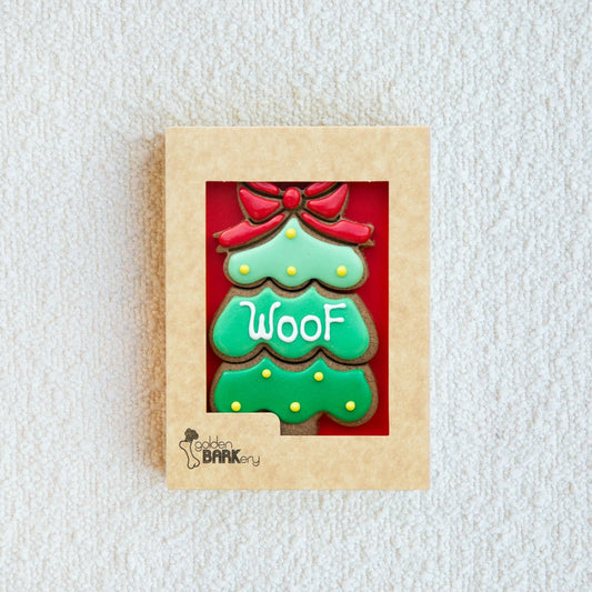Christmas Tree Woof Biscuit