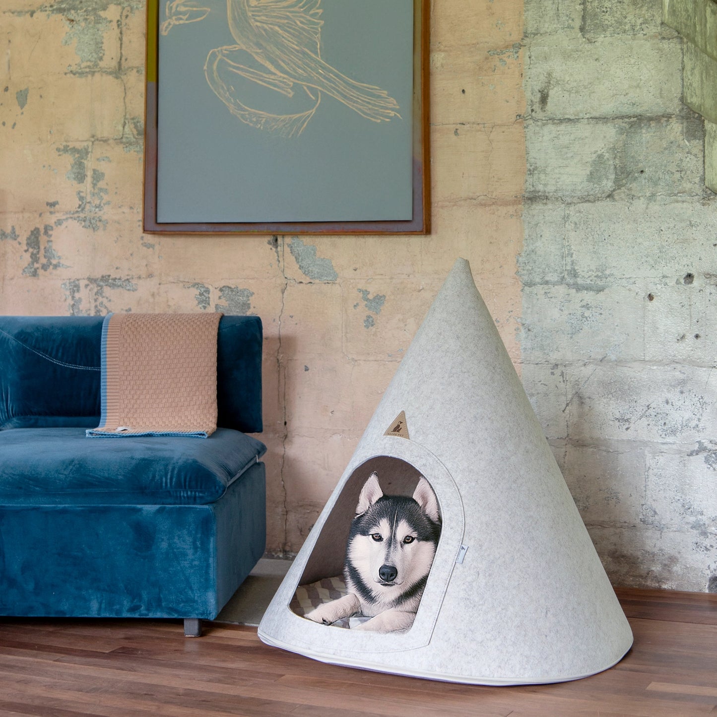 Foldable Dog House | Cream